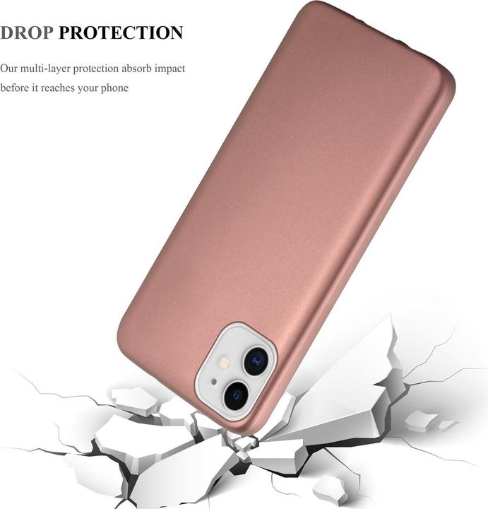 Image du produit Cadorabo Couverture métallique mate TPU (Apple iPhone 11)