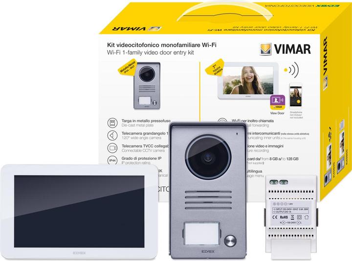 Produktbild Audio-Video g+m Video Intercom Set ELVOX Touch Einfamilienhaus (WLAN)