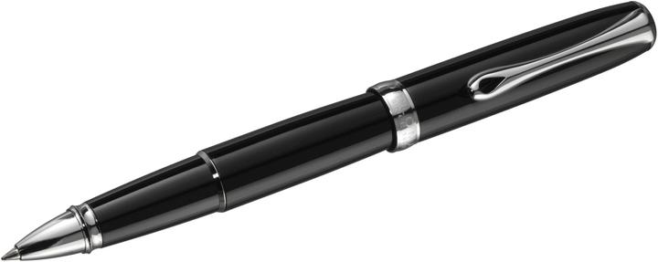 Actual product image Diplomat Rollerball Excellence A2 lacquer black (Black/Silver, 1 x)