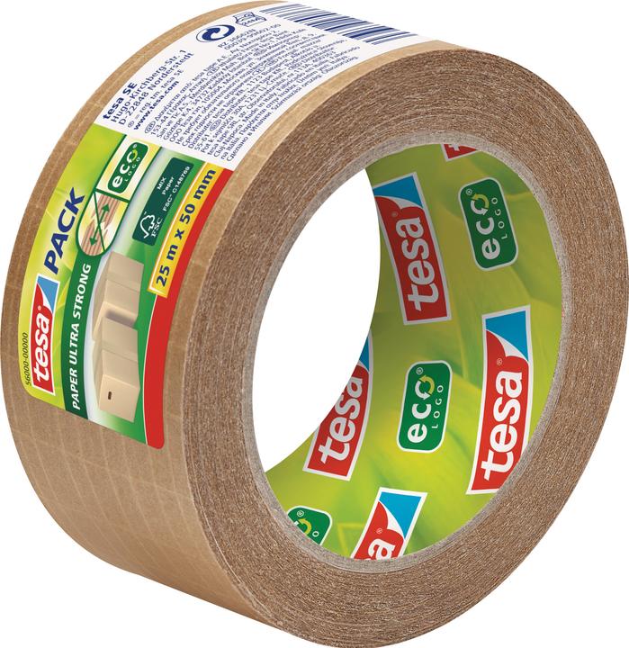 Actual product image tesa Nastro da imballaggio in carta ecoLogo Ultra Strong (50 mm)