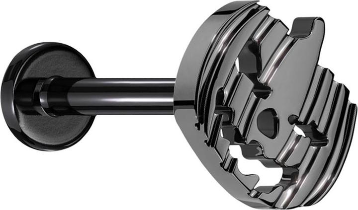 Produktbild Star Piercing Micro Labret-Stab silber mit 0.8 mm Innengewinde (ohne Messing, Titan G23)