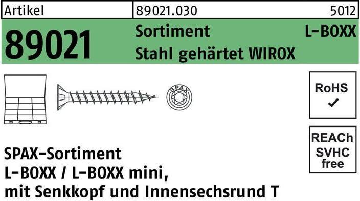 Immagine prodotto Spax L-BOXX (703 Viti per pezzo)