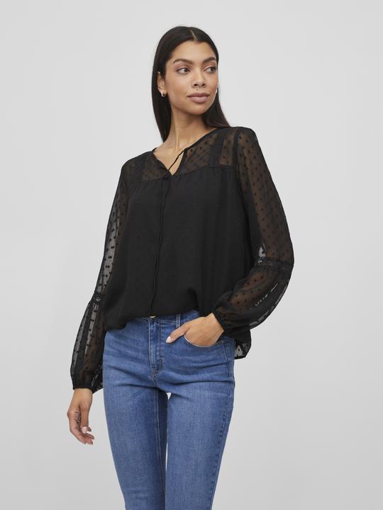 Actual product image Vila Detailed long-sleeved blouse (40)