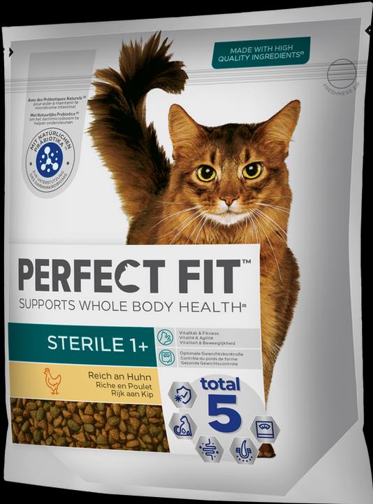 Produktbild Perfect Fit Katze Trocken Sterile 1+ Huhn 1.4kg (Adult, 1 Stk., 1400 g)