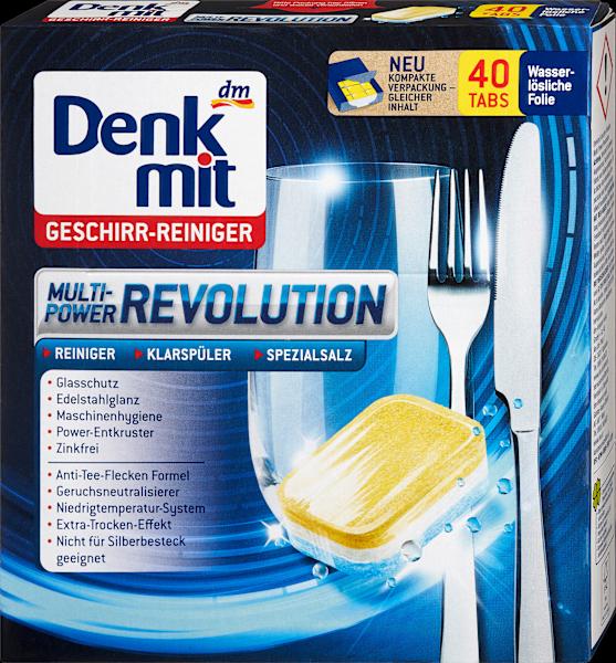 Immagine prodotto dm Denkmit Tabs per lavastoviglie Multi-Power Revolution (Compresse, 40 x)
