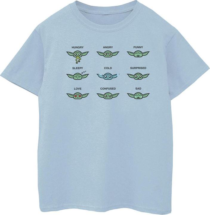 Image du produit Star Wars - T-shirt MANDALORIAN GROGU MOOD - Fille (152, 158)