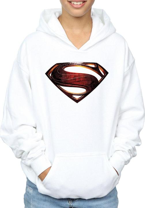 Image du produit - Sweat à capuche JUSTICE LEAGUE MOVIE SUPERMAN EMBLEM - Garçon (140, 146)