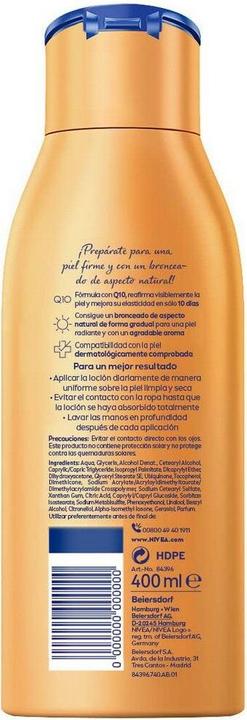 Produktbild NIVEA Q10+ reafirmante y autobronceadora body milk 400 ml (Selbstbräunungscreme, 400 ml)