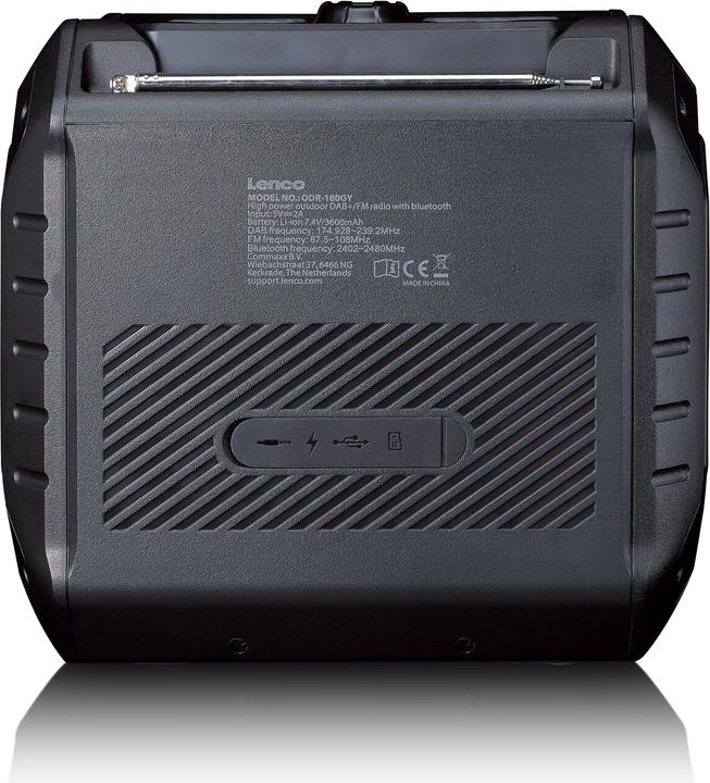 Actual product image Lenco ODR-160GY (DAB+, FM, PLL, Bluetooth)