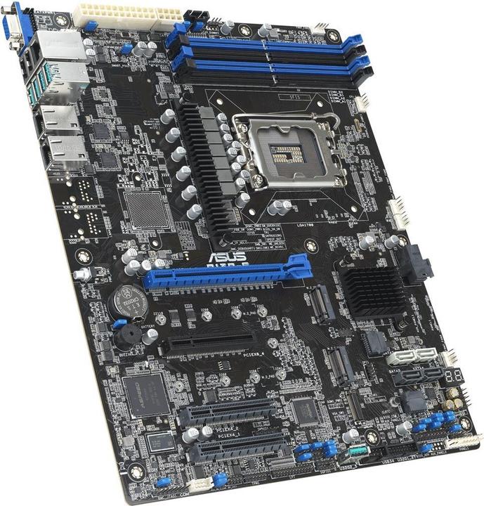 Produktbild ASUS P13R-E LGA1700 C266 ATX Server MB 4xDDR5 8xSATA 2xM.2 (LGA 1700, Intel C266, ATX)