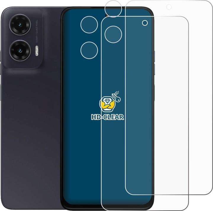 Actual product image BROTECT Screen Protector Clear (2 Piece, Motorola Moto G35)