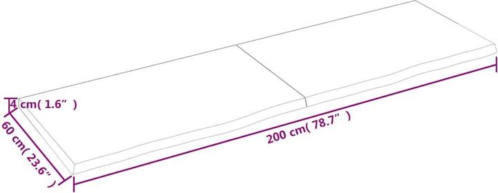 Immagine prodotto VidaXL Emerald (200 x 4 x 60 cm)