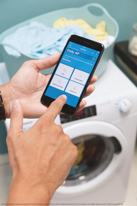 Image du produit Candy Smart Pro CSO 1285TW4/1-S lave-linge à chargement frontal 8 kg 1200 tr/min B White (8 kg, Gauche)