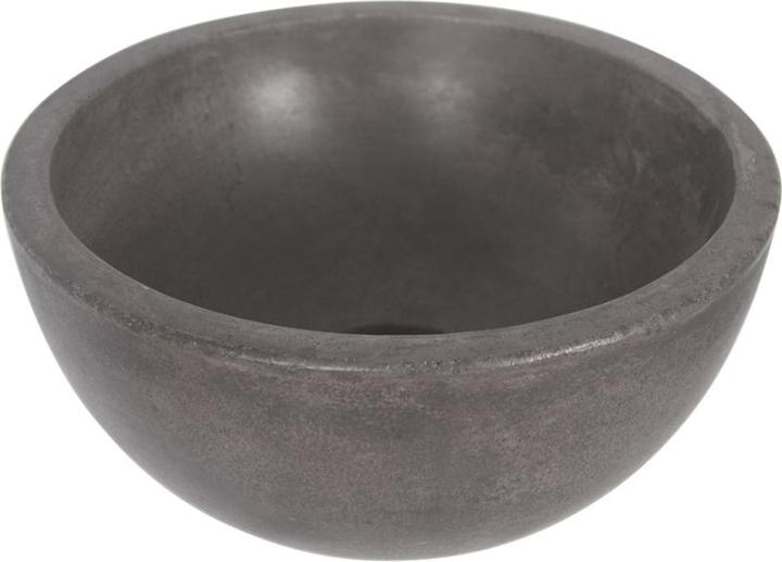 Actual product image Differnz Ruz - Washbar concrete dark gray - Round - 25 x 25 x 11.5 cm (250 mm, 250 mm)