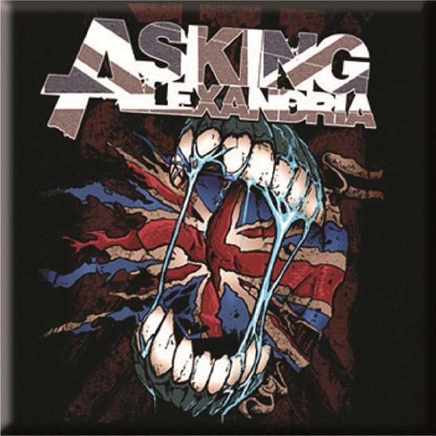 Actual product image Asking Alexandria Flag Eater Fridge Magnet (1 x)