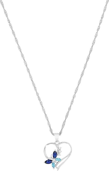 Produktbild zz_ArchivedByPCD_Amor Schmuck_zu_Amor Amor Halsschmuck für Damen, 925 Sterling Silber, Zirkonia synth. | Herz (Silber 925)