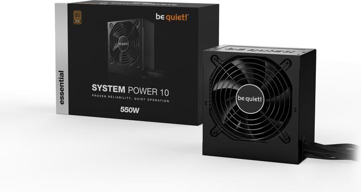 Actual product image be quiet! Power supply unit! System Power 10 (550 W)