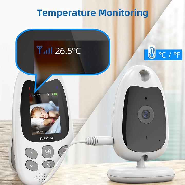 Actual product image TakTark Baby Monitor with Camera 2inch (Video & Audio, 260 m)