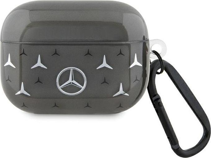 Actual product image Mercedes-Benz Mercedes MEAP8DPMGS AirPods Pro cover czarny/black Large Star Pattern (Headphone bag)
