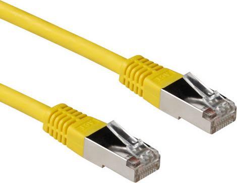 Produktbild Yellow 5 meter LSZH SFTP CAT6A patch cable with RJ45 connectors. Cat6a s/ftp lszh yellow 5.00m (S/FTP, CAT6a, 5 m)