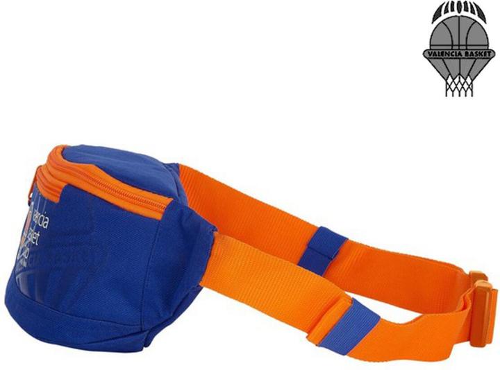 Immagine prodotto Valencia Basket Club Borsa da cintura blu arancione (23 x 12 x 9 cm)