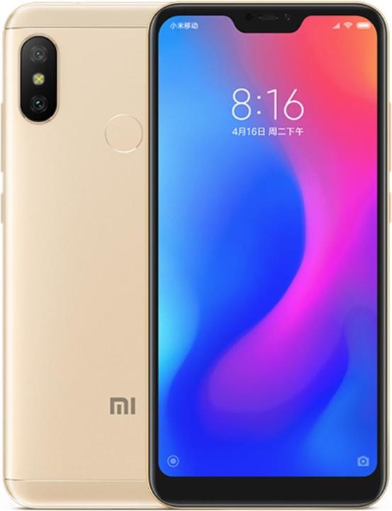 Image du produit Xiaomi Mi A2 Lite (32 Go, Or, 5.84", Double SIM hybride, 12 Mpx, 4G)