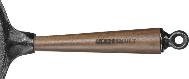 Actual product image Skeppshult Cast Iron Grill Pan Round Walnut (26 cm, Grill pan, Cast iron)