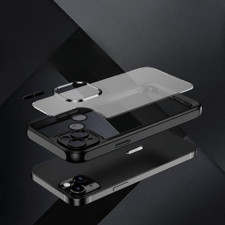 Immagine prodotto Cover-Discount iPhone 15 Plus - Custodia con protezione per fotocamera nera (Apple iPhone 15 Plus)