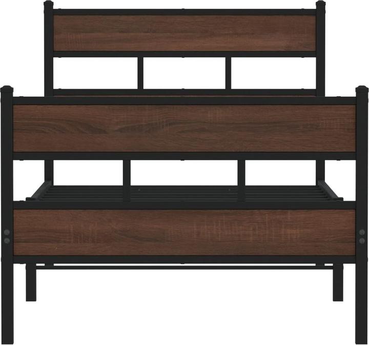 Produktbild VidaXL Metallbett Bett Bettgestell Lattenrost Doppelbett ohne Matratze 160x200cm (160 x 200 cm)