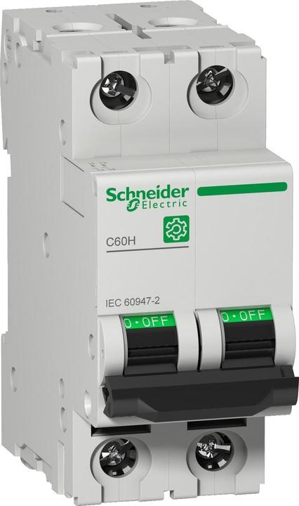 Produktbild Schneider Electric M9F14206 M9 C60H 2P 6A C IEC60947-2 LS-Schalter