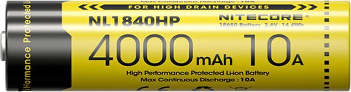 Produktbild Nitecore NL1840HP (1 Stk., 18650, 4000 mAh)
