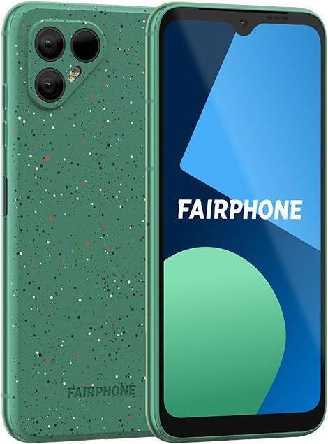 Fairphone 4 (256Â GB, Green Speckled, 6.30", SIM + eSIM, 48Â Mpx, 5G)