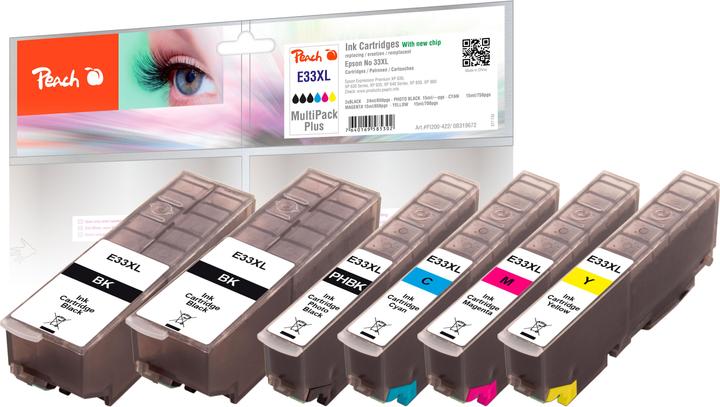 Peach 33XL Multipack (M, BK, PBK, Y, C)