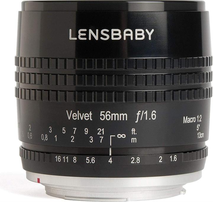 Immagine prodotto Lensbaby Velluto 56 mm 1.6 Fuji X-Mount (Fujifilm Fujinon XF, APS-C / DX)