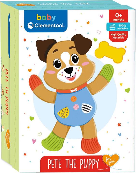 Actual product image Clementoni Baby - soft toy Pete the Puppy (30 cm)