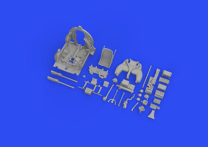 Actual product image Eduard A6M2 Zero Model 21 cockpit PRINT for