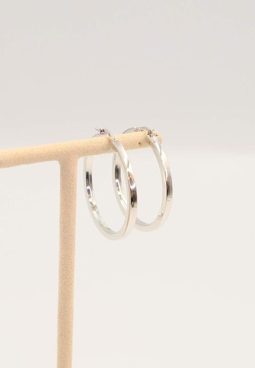 Actual product image Muau Creoles (Yellow gold, White gold, Red gold or silver)