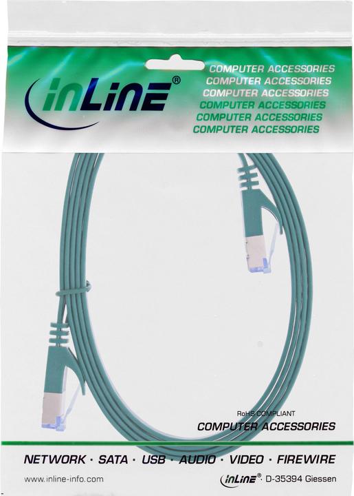 Immagine prodotto InLine Cavo patch piatto U/FTP (U/FTP, CAT6a, 1.50 m)