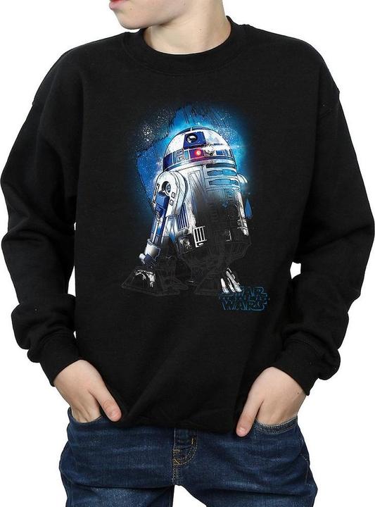 Actual product image Star Wars Boys R2-D2 Brushed Cotton Sweatshirt (116)
