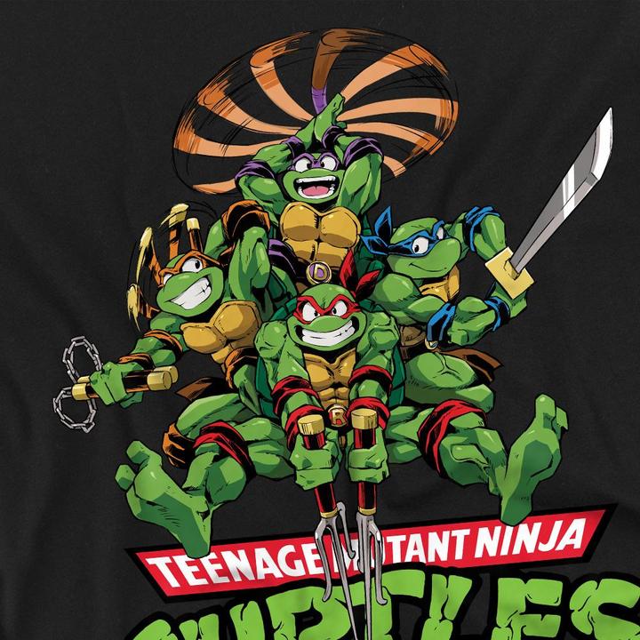 Immagine prodotto Teenage Mutant NT Maglietta Tartarughe Manga Adulto Unisex (L)