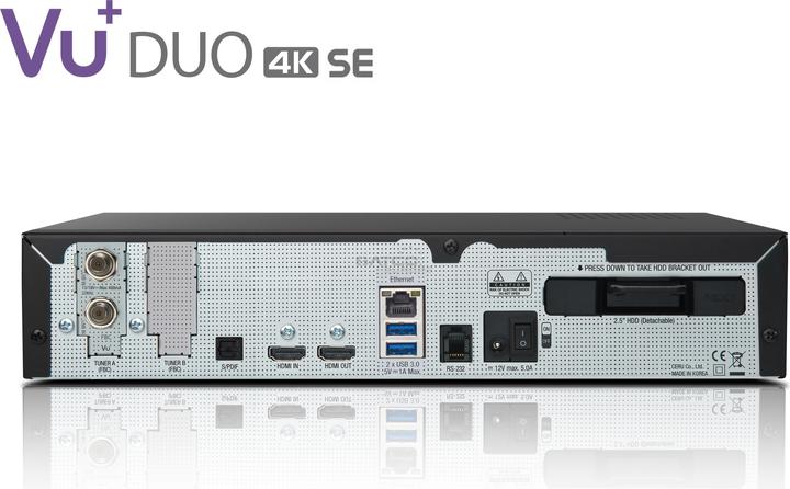 Immagine prodotto Vu+ Duo 4K SE (4 GB, DVB-S2, Albero CI)