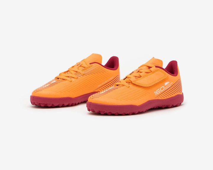 Produktbild Kipsta Kinder Fussball Nockenschuhe mit Klettverschluss - 160 Easy Turf orange (33)