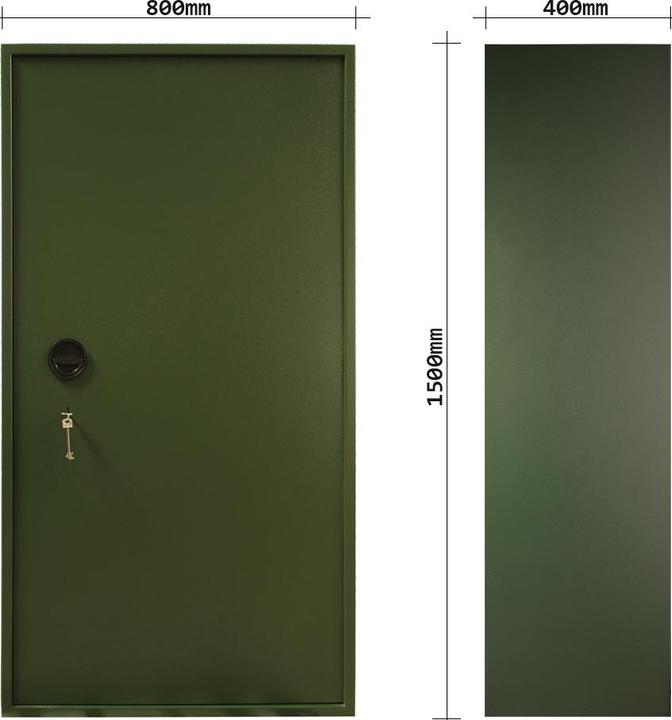 Produktbild Rottner Munitionsschrank Waffenschrank Montana 10 Doppelbartschloss (370 l)