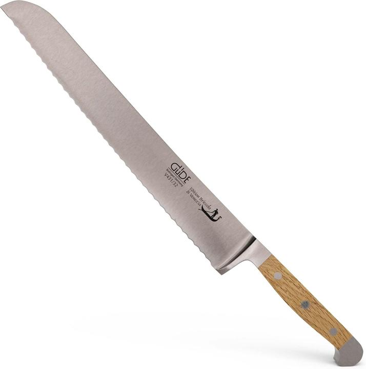 Immagine prodotto Güde Coltello da pane "Franz", forgiato, doppio bolster, manico:Briccole di Venezia (32 cm)