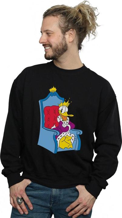 Immagine prodotto Disney Donald Duck King Donald Felpa Uomo (XXL)
