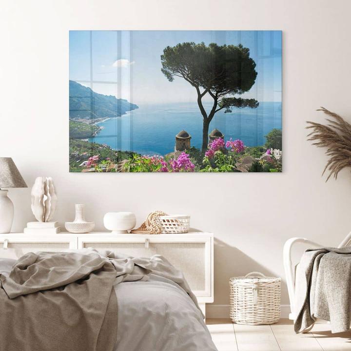 Actual product image Trenddeko View of the Amalfi Coast (150 x 100 cm)