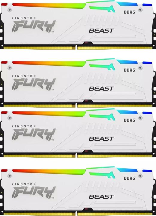 Image du produit Kingston Fury Beast (4 x 32GB, 5600 MHz, RAM DDR5, DIMM)