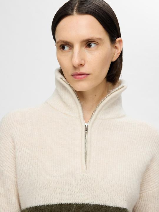 Actual product image Selected Femme Half-zip jumper (L)