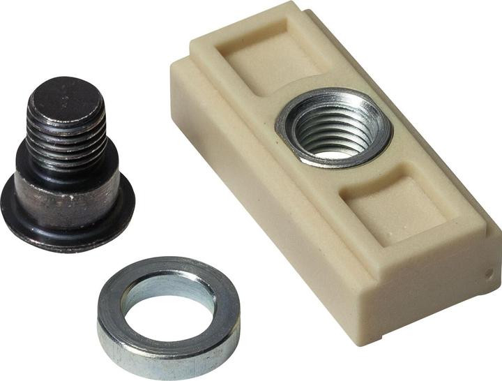 Dormakaba Sliding piece + screw for slide rails G 96 N 20 (Room door, Entrance door, Wooden door, French window)