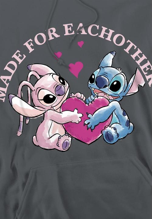 Produktbild Lilo & Stitch Made For Each Other Kapuzenpullover (XL)